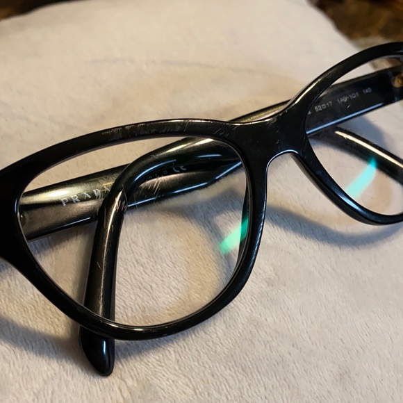 Prada Black Classic Cateye prescription Frame - Picture 8 of 9